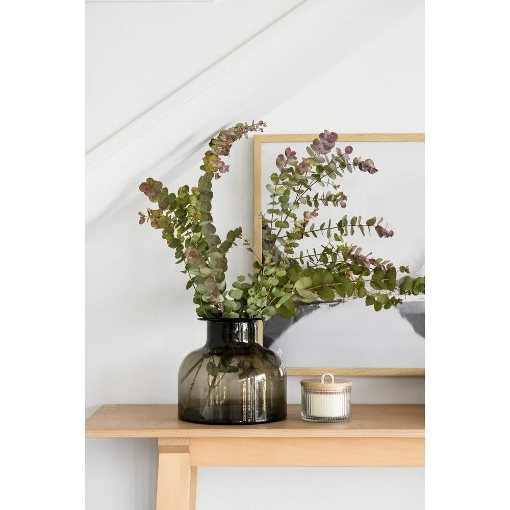 9x10 Smoked Glass Vase Brown‎ – Threshold Studio McGee, Target 2021 NIB